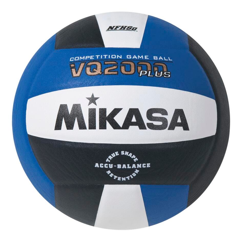 Mikasa Volleyball NFHS Approved, Size 5, Royal/Black/White